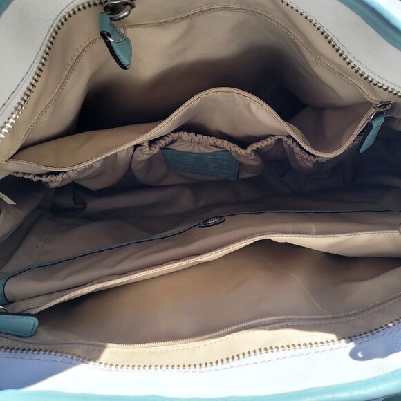 Coach Diaper Bag w/ Strap Gingham Changing Pad